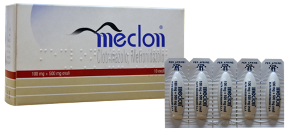Immagine di MECLON 10 OVULI VAG100+500MG