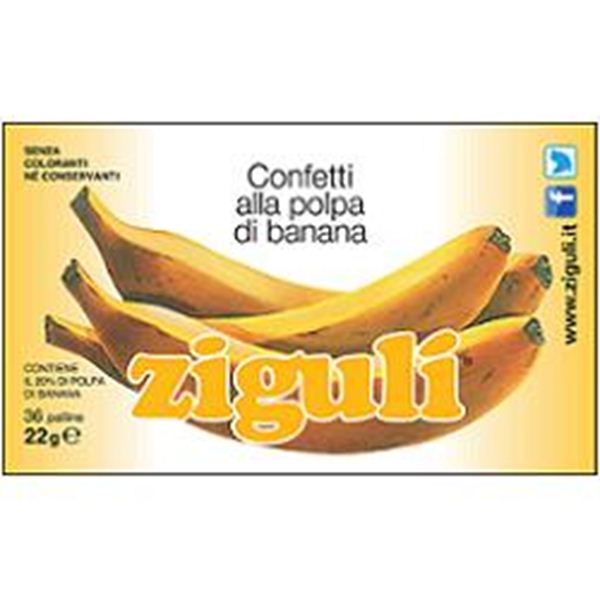 Immagine di ZIGULI BANANA 36PALLINE 22G